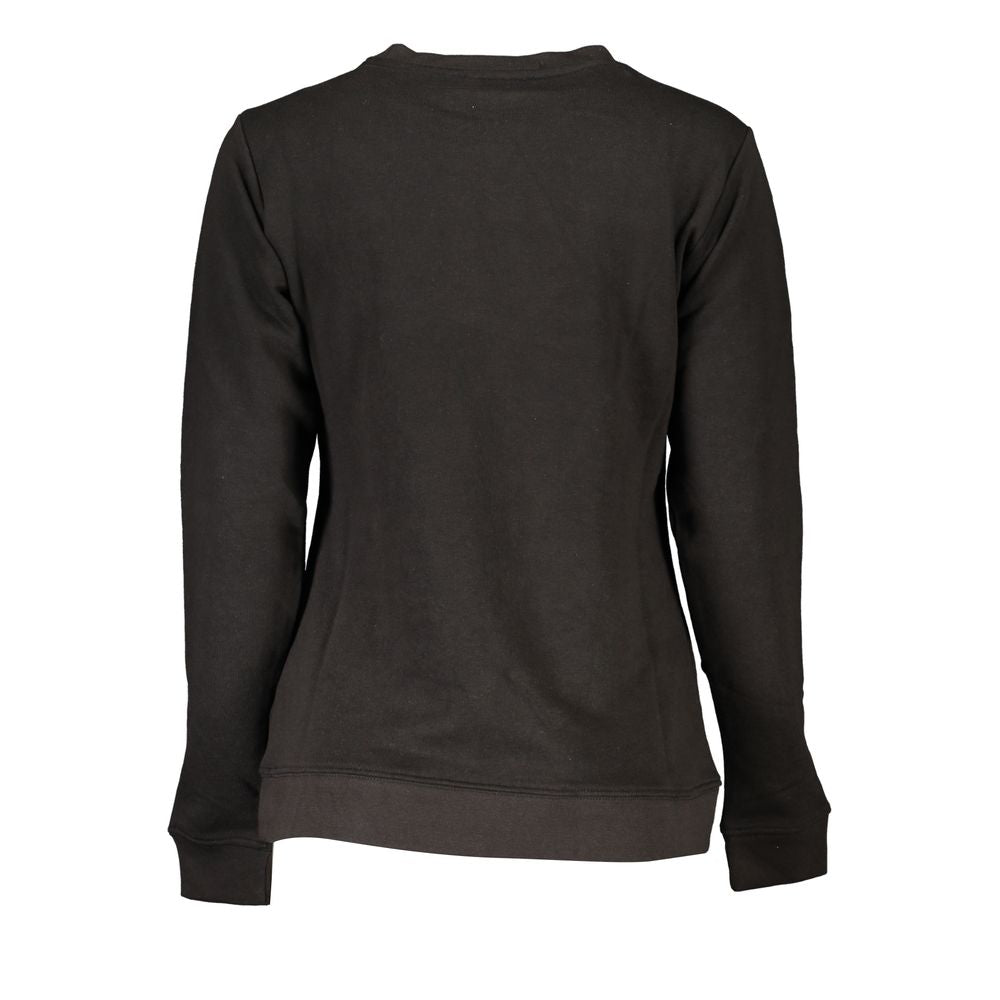 Cavalli Class Black Cotton Sweater Cavalli Class