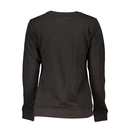 Cavalli Class Black Cotton Sweater Cavalli Class