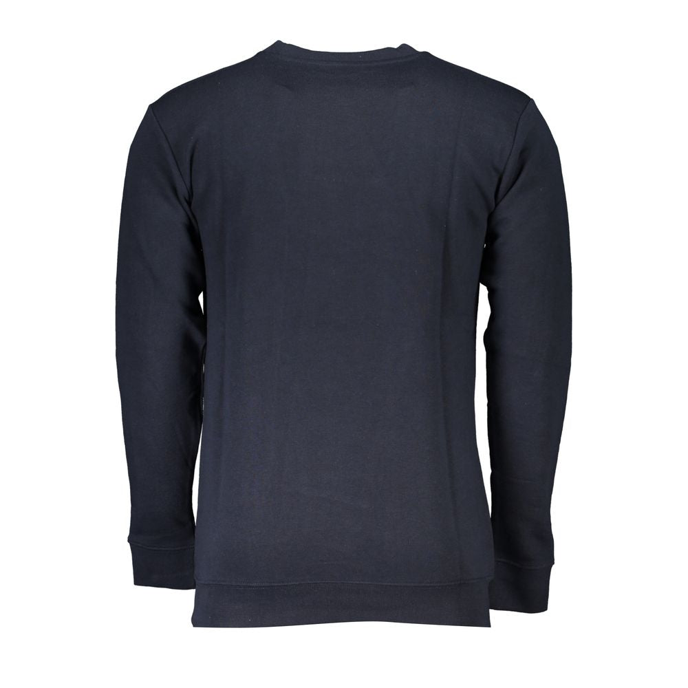 Cavalli Class Blue Cotton Sweater Cavalli Class