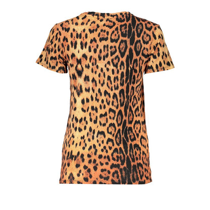 Cavalli Class Orange Cotton Tops & T-Shirt Cavalli Class