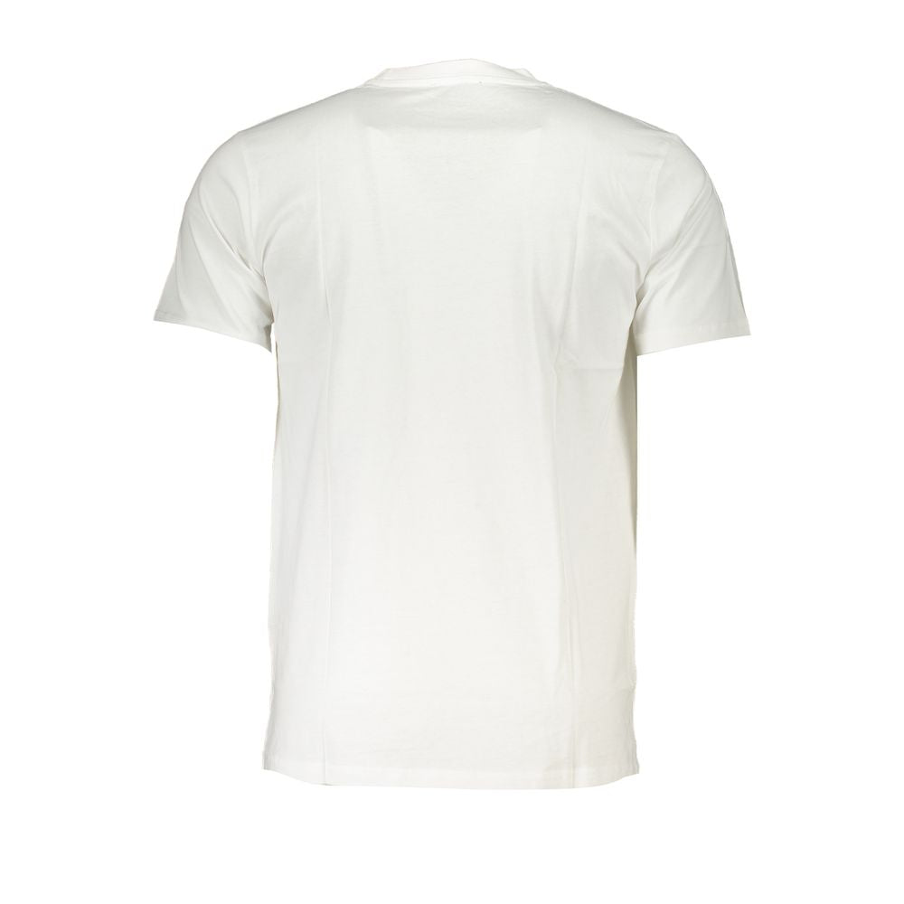 Cavalli Class White Cotton T-Shirt Cavalli Class