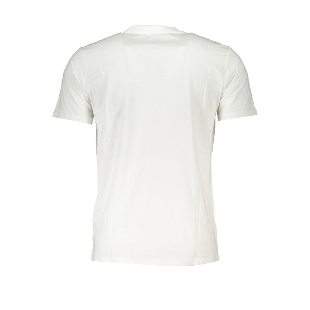 Cavalli Class White Cotton T-Shirt Cavalli Class