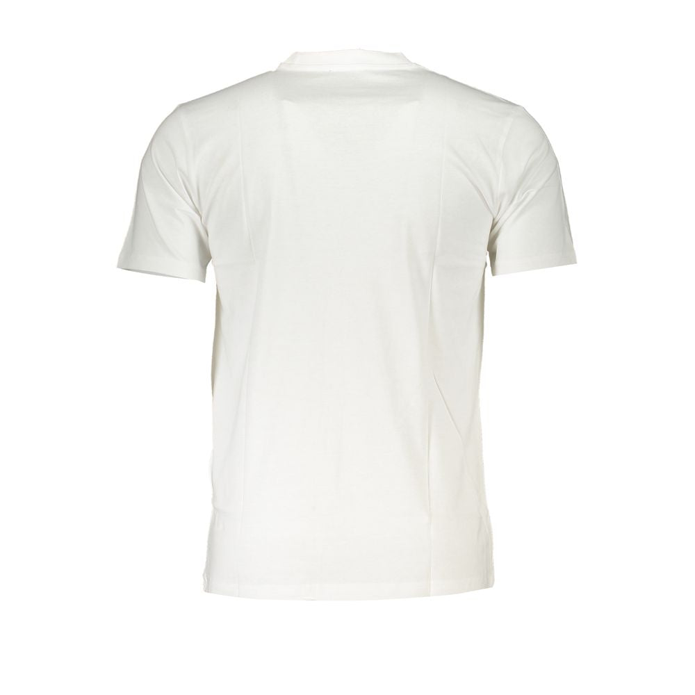 Cavalli Class White Cotton T-Shirt Cavalli Class