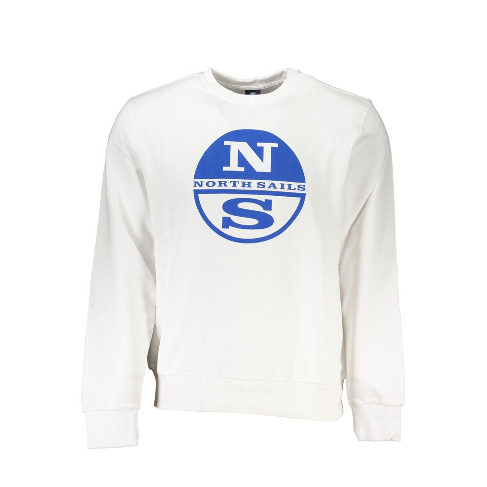 North Sails White Cotton Sweater North Sails