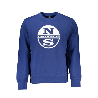 North Sails Blue Cotton Sweater North Sails