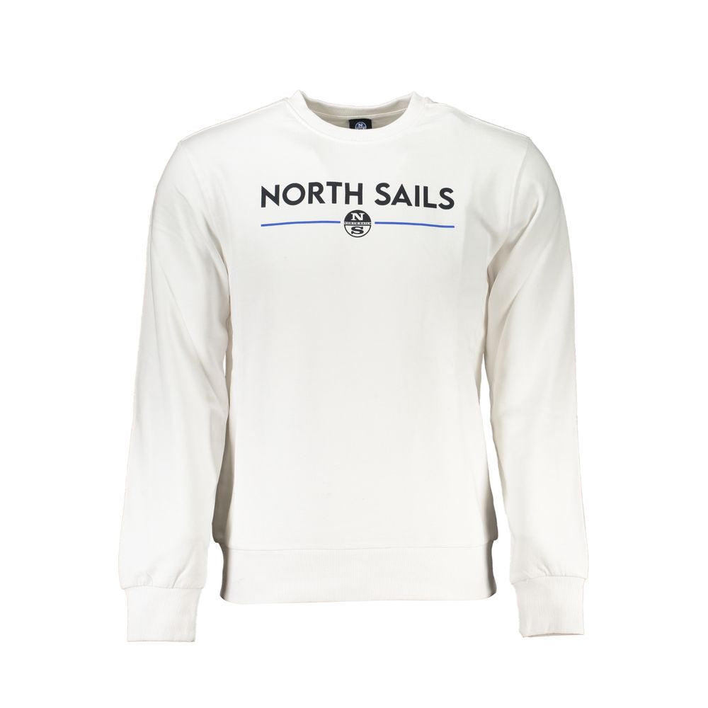 North Sails White Cotton Sweater North Sails