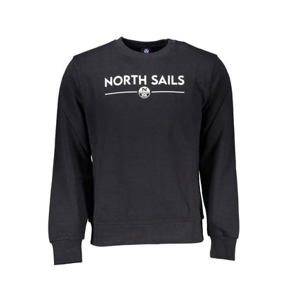 North Sails Black Cotton Sweater North Sails