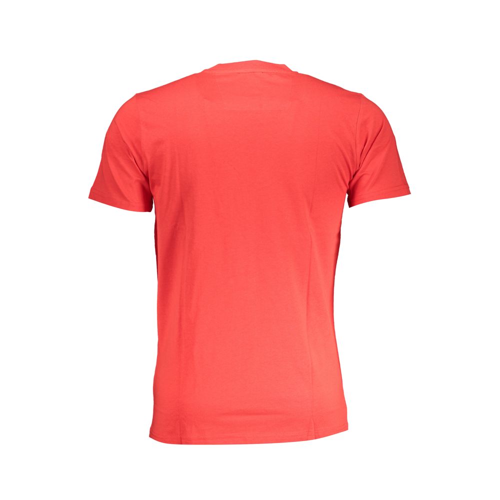 Cavalli Class Red Cotton T-Shirt Cavalli Class