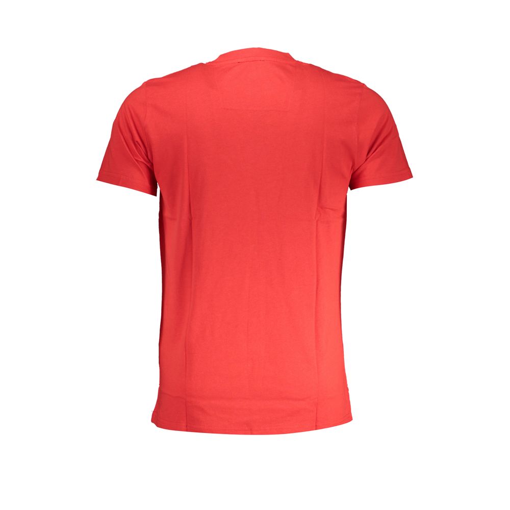 Cavalli Class Red Cotton T-Shirt Cavalli Class