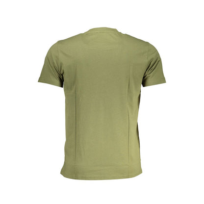 Cavalli Class Green Cotton T-Shirt Cavalli Class