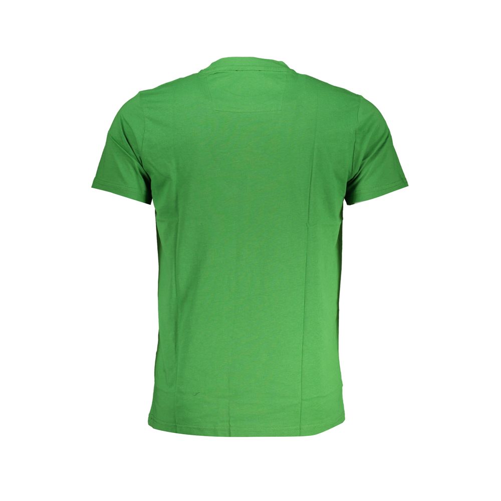 Cavalli Class Green Cotton T-Shirt Cavalli Class