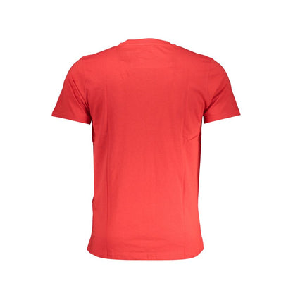 Cavalli Class Red Cotton T-Shirt Cavalli Class