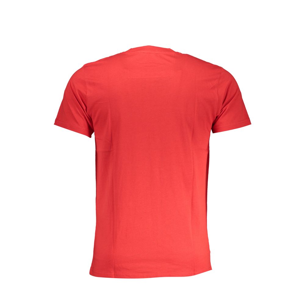 Cavalli Class Red Cotton T-Shirt Cavalli Class