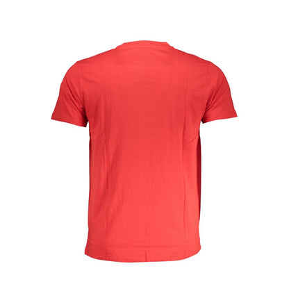 Cavalli Class Red Cotton T-Shirt Cavalli Class