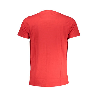 Cavalli Class Red Cotton T-Shirt Cavalli Class