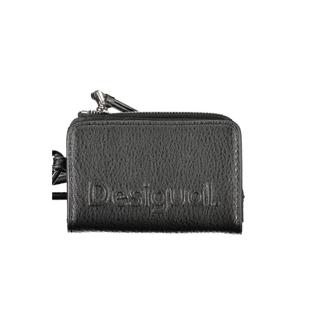 Desigual Black Polyethylene Wallet Desigual