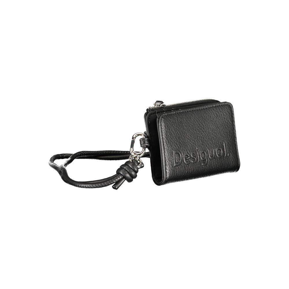 Desigual Black Polyethylene Wallet Desigual