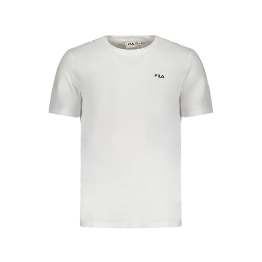 Fila White Cotton T-Shirt Fila