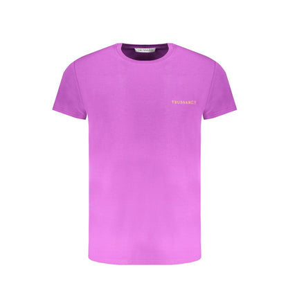 Trussardi Purple Cotton T-Shirt Trussardi