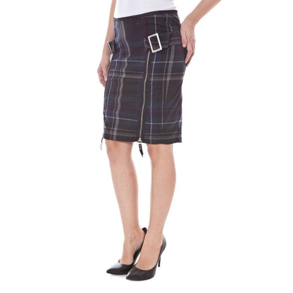 Datch Blue Polyester Skirt Datch