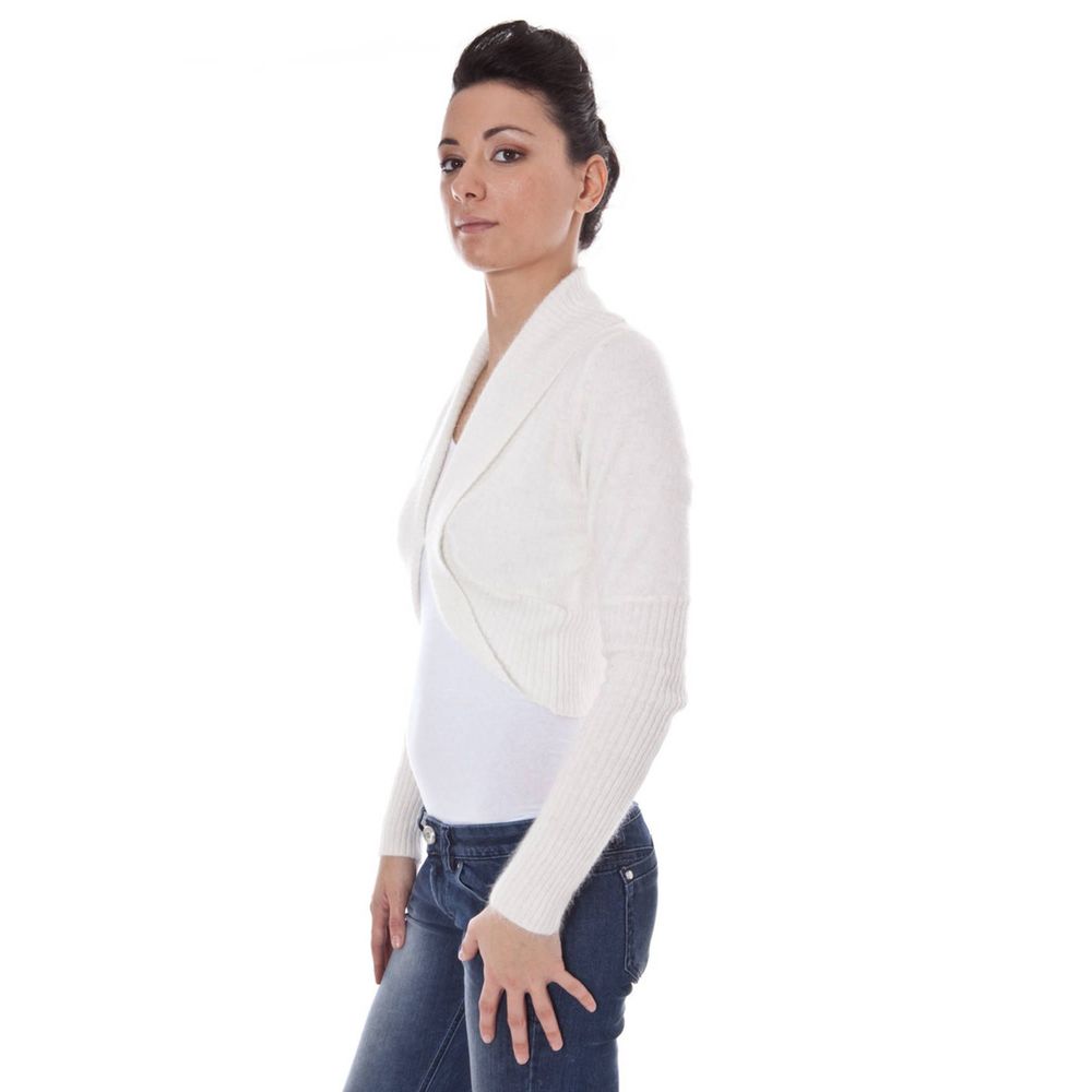 Datch White Wool Sweater Datch