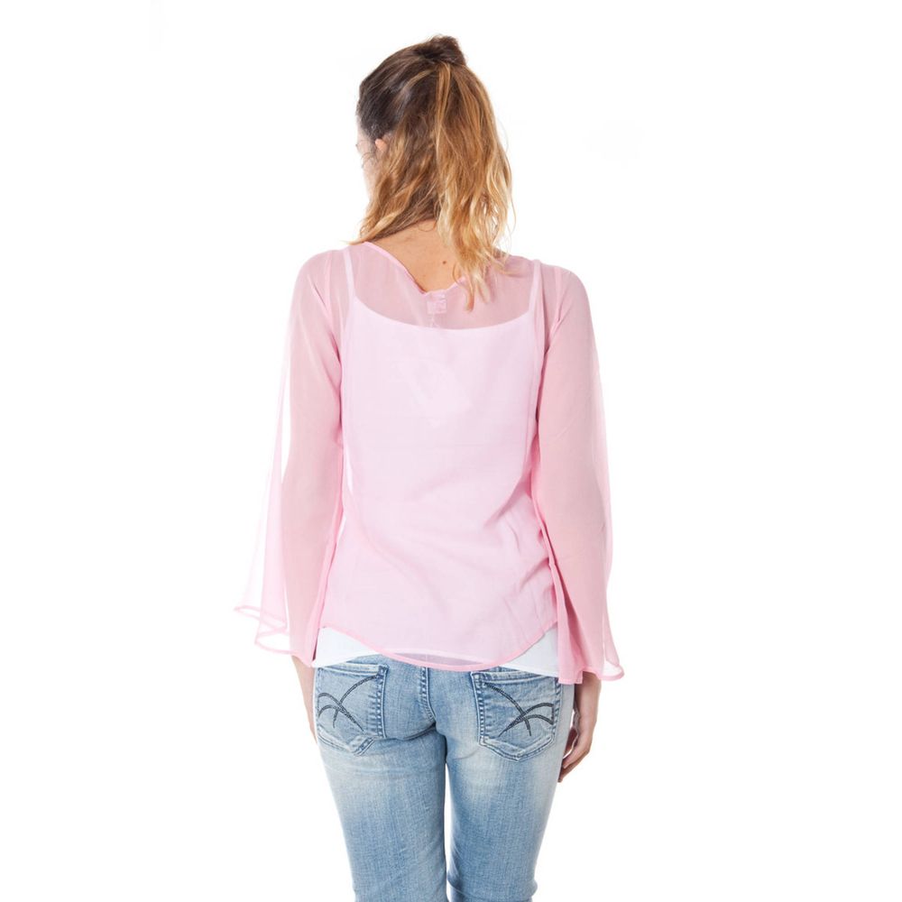 Phard Pink Silk Tops & T-Shirt Phard