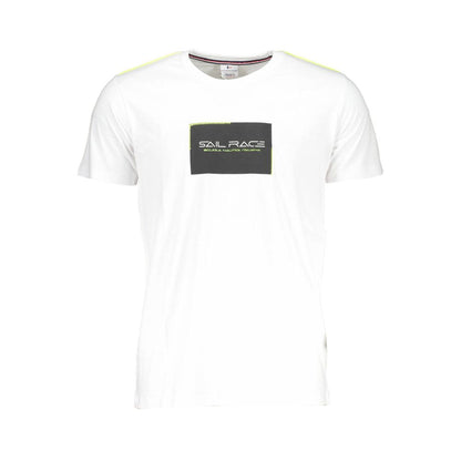 Scuola Nautica White Cotton T-Shirt Scuola Nautica