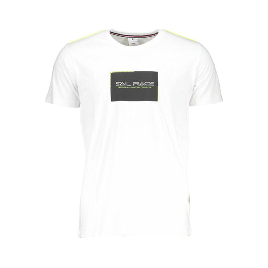 Scuola Nautica White Cotton T-Shirt Scuola Nautica