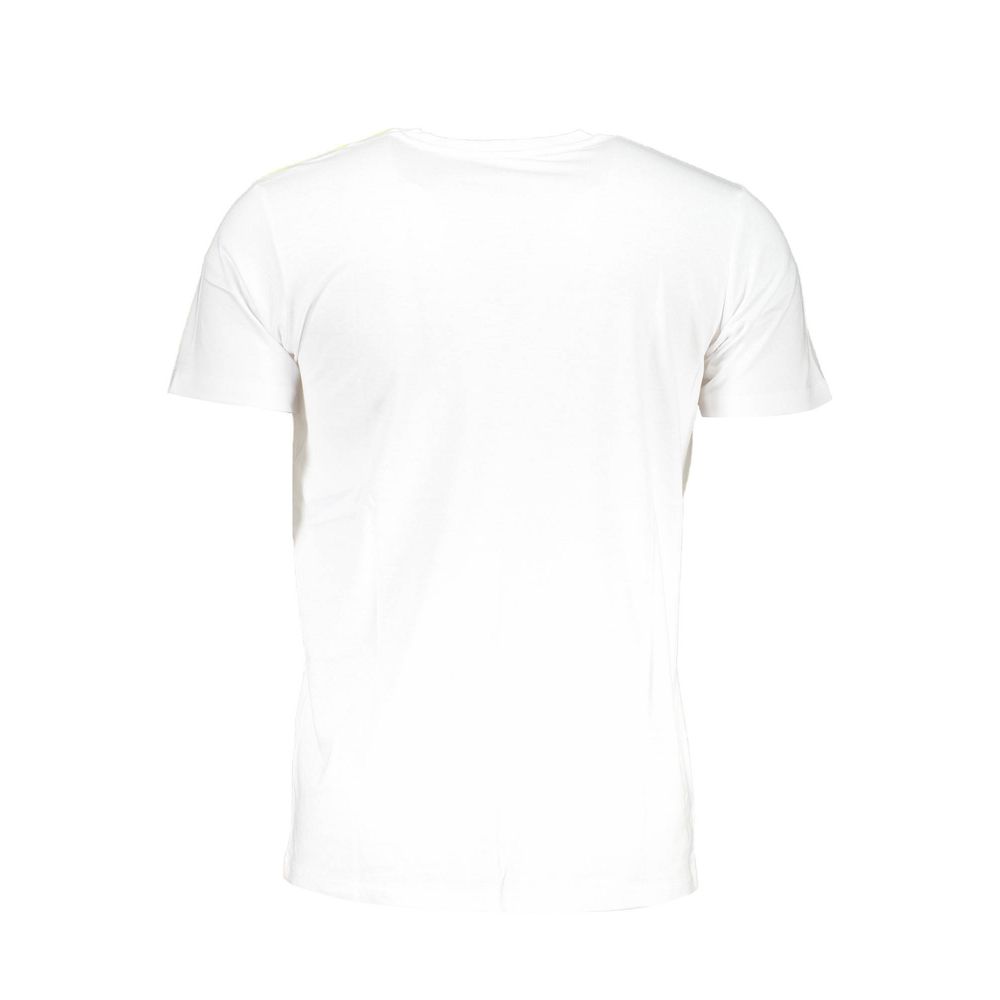 Scuola Nautica White Cotton T-Shirt Scuola Nautica