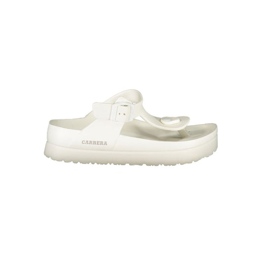 Carrera White Polyethylene Sandal Carrera