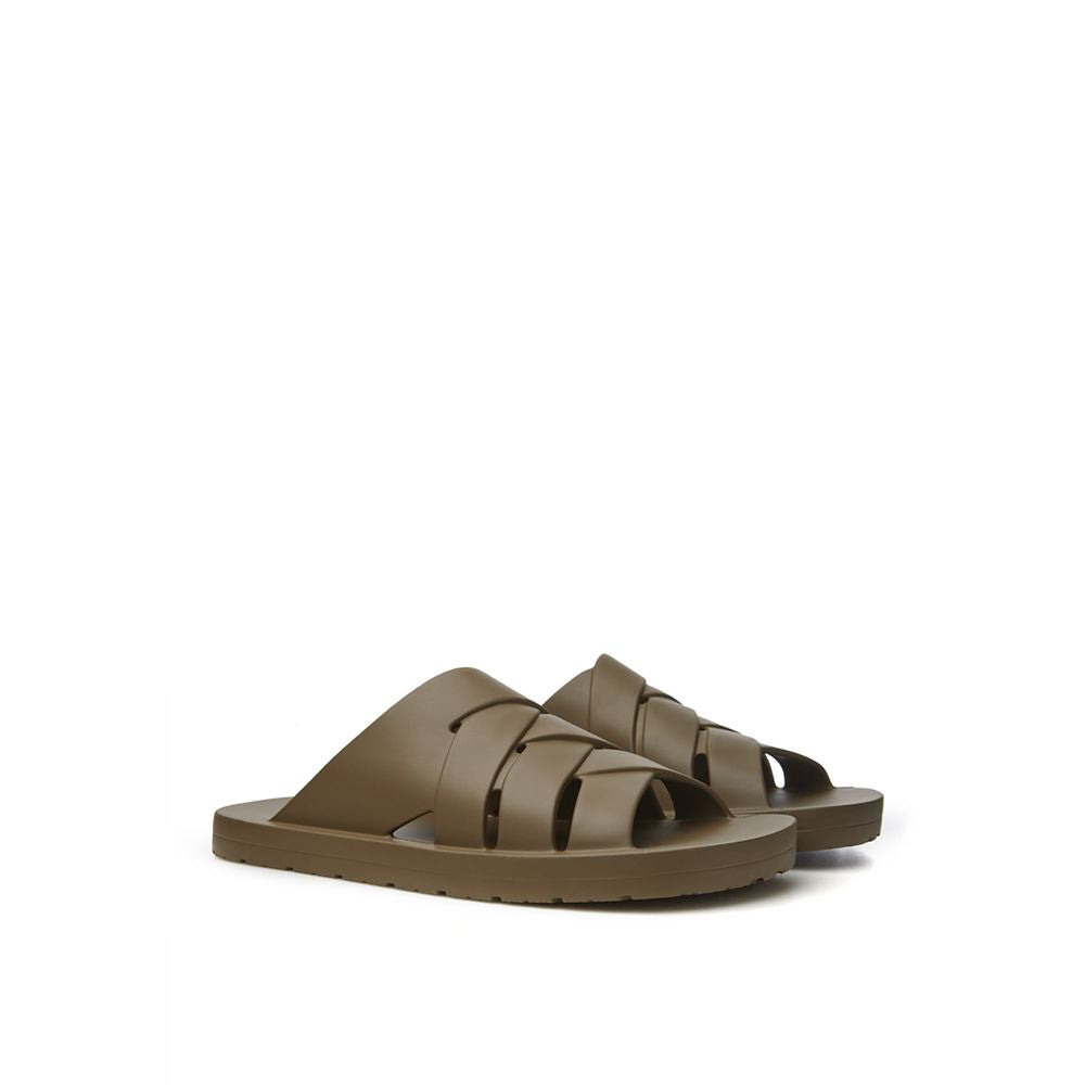 Bottega Veneta Brown Cotton Sandal Bottega Veneta