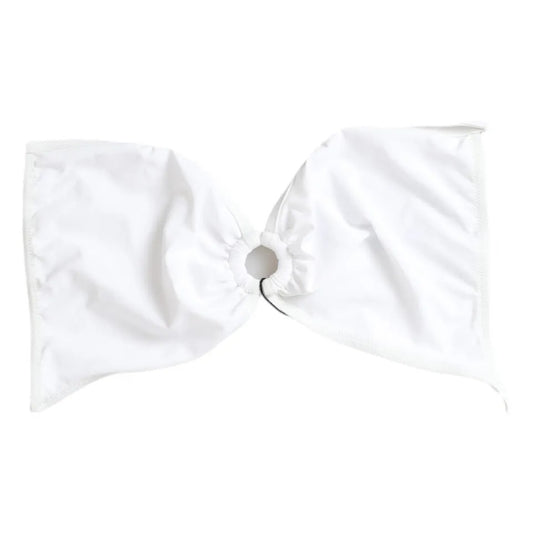 Dolce & Gabbana White Nylon Stretch Swimwear Top Bikini Dolce & Gabbana