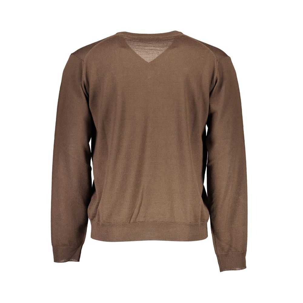 Romeo Gigli Brown Wool Sweater Romeo Gigli