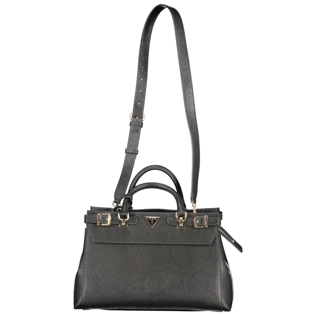 Guess Jeans Black Polyethylene Handbag Guess Jeans