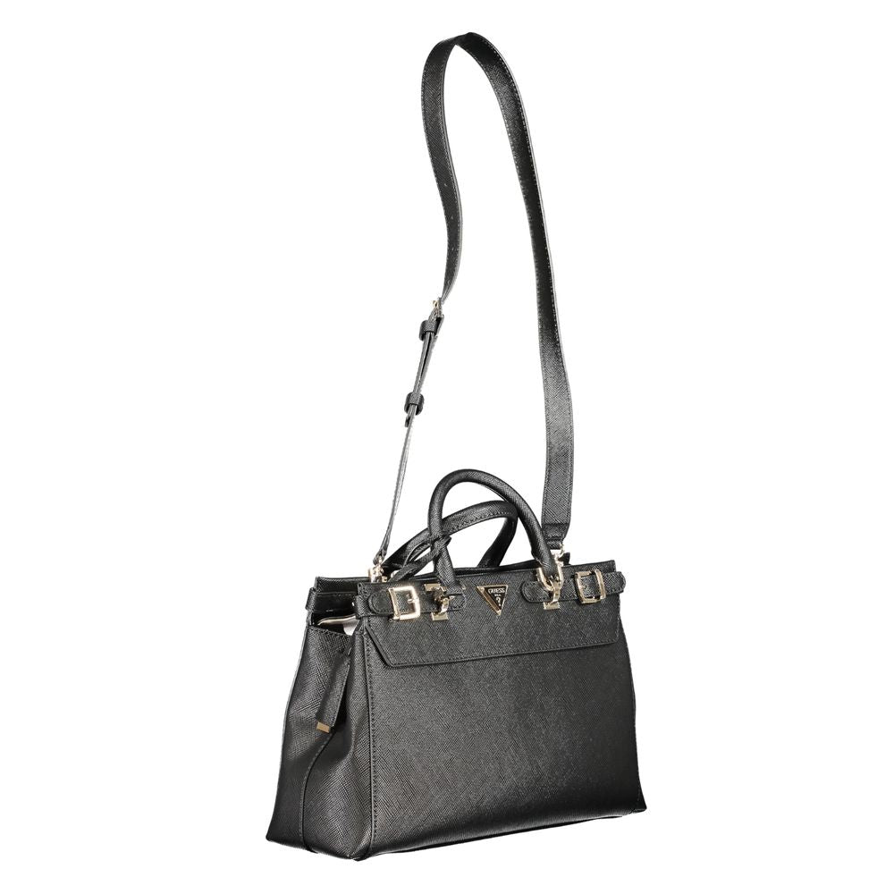 Guess Jeans Black Polyethylene Handbag Guess Jeans