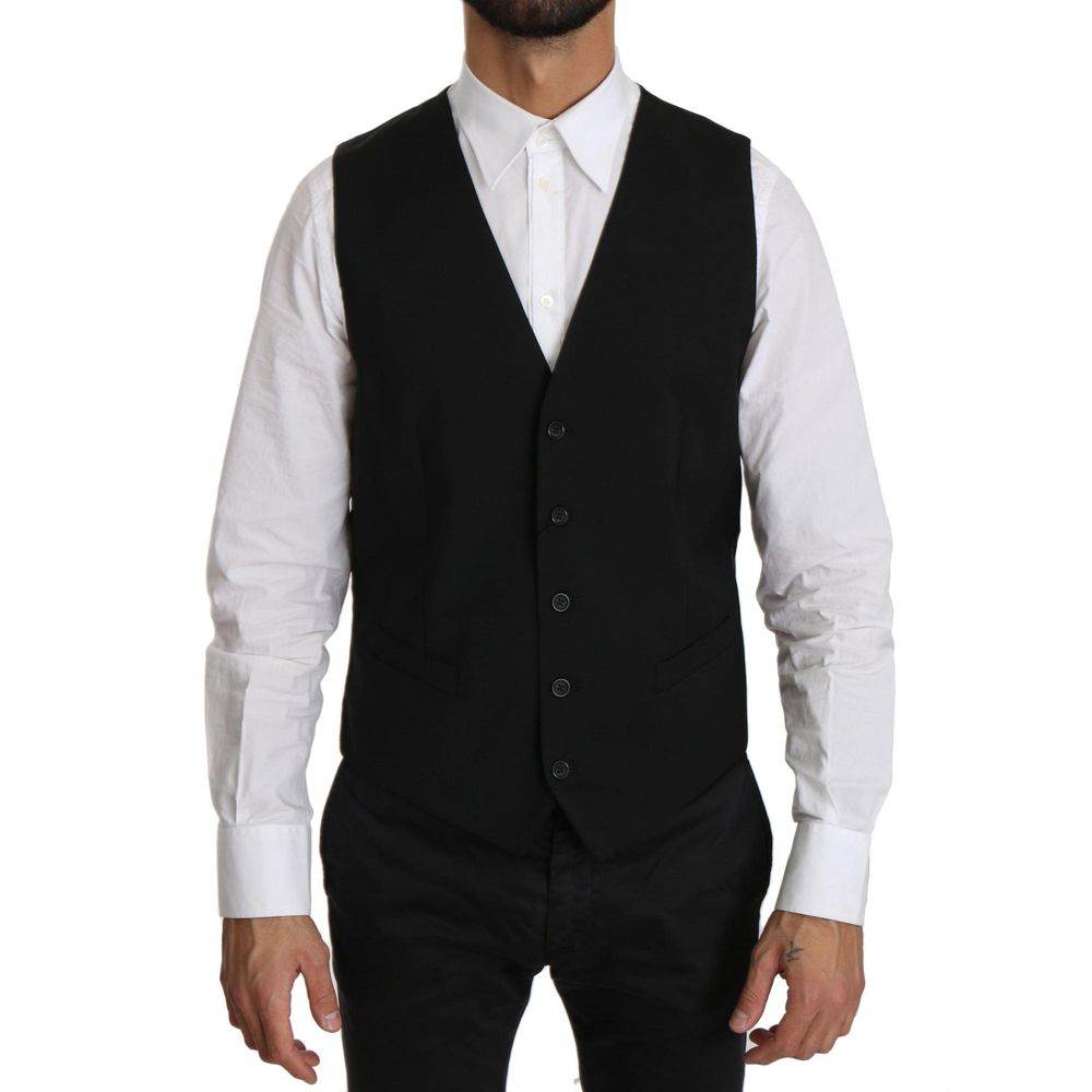 Dolce & Gabbana Black  Vest Dolce & Gabbana