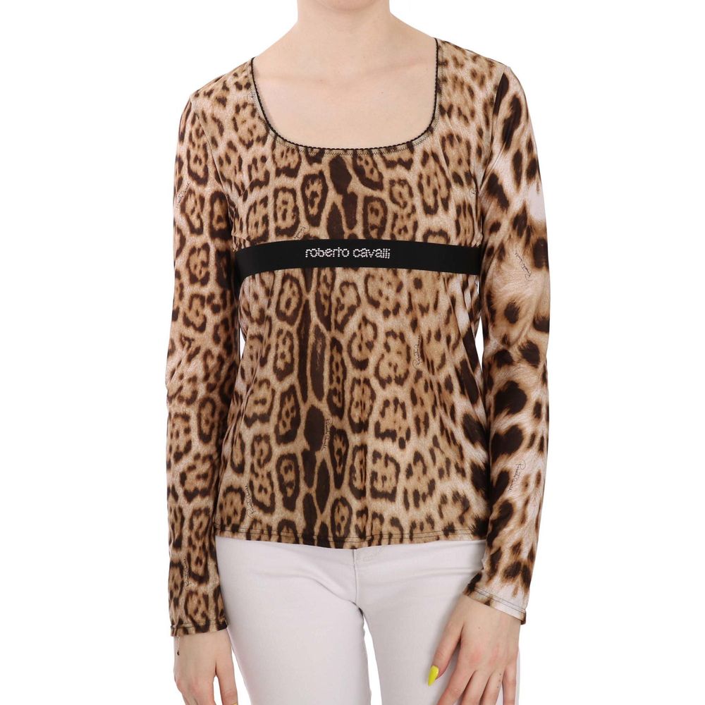 Roberto Cavalli Brown  Tops & T-Shirt Roberto Cavalli