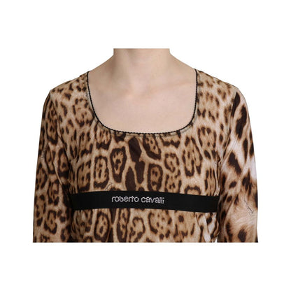 Roberto Cavalli Brown  Tops & T-Shirt Roberto Cavalli