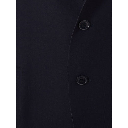 Elegant Blue Cotton Lardini Jacket Lardini