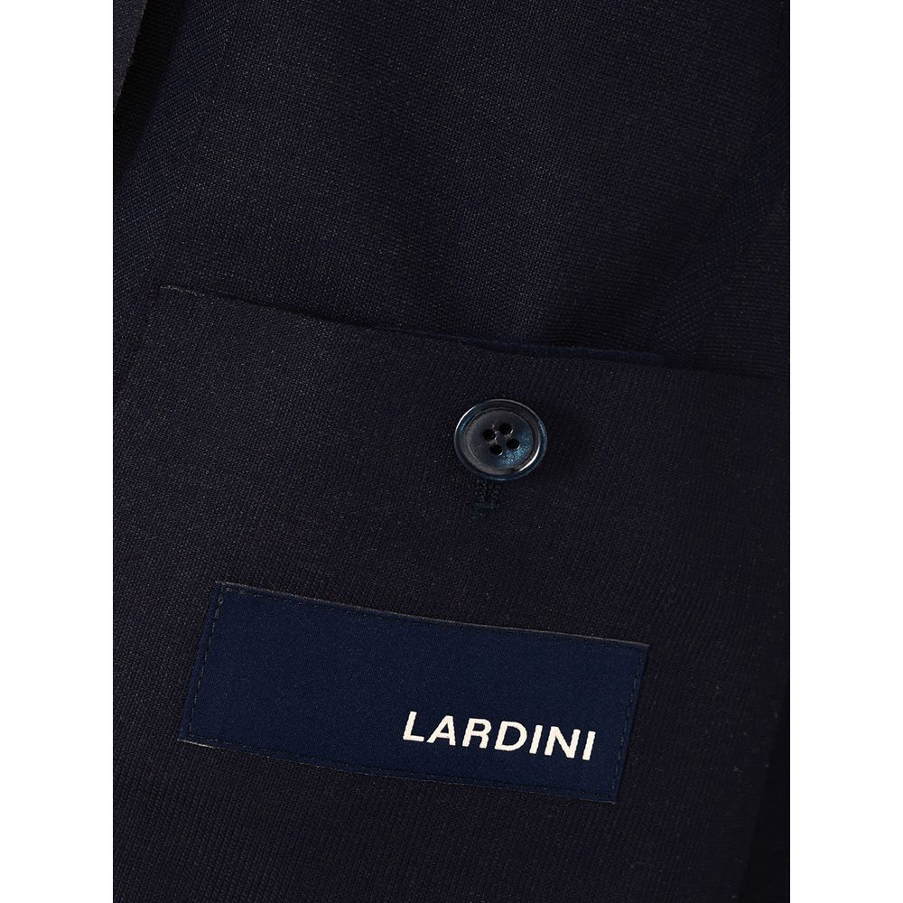 Elegant Blue Cotton Lardini Jacket Lardini