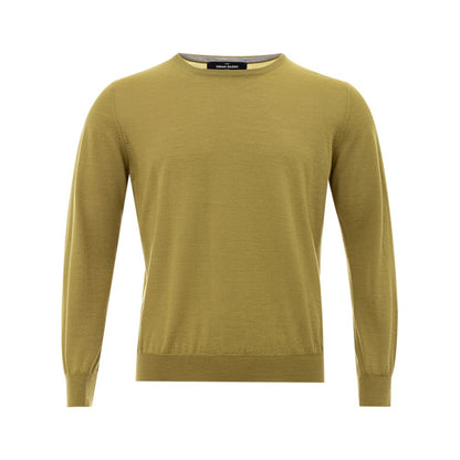 Gran Sasso Elegant Green Cashmere Sweater for Men Gran Sasso