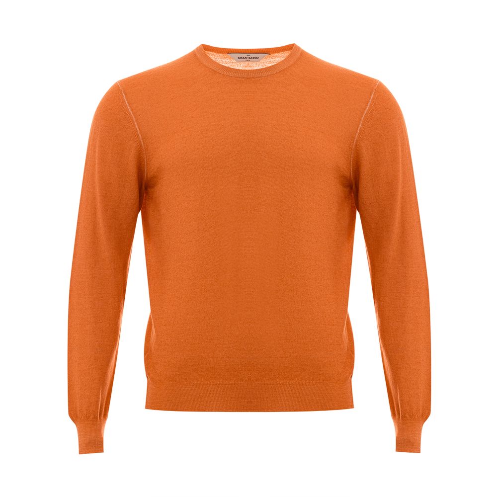 Gran Sasso Orange Wool Sweater Gran Sasso