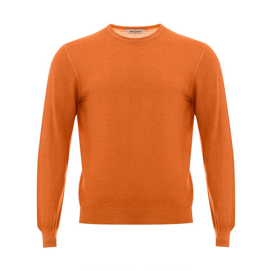 Gran Sasso Orange Wool Sweater Gran Sasso