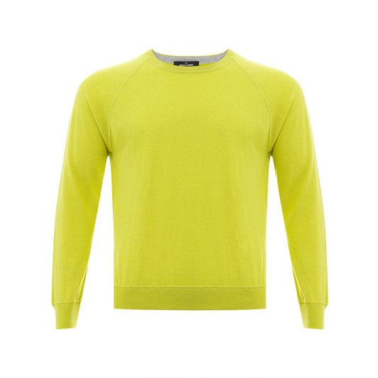 Gran Sasso Sunny Yellow Italian Cotton Sweater Gran Sasso