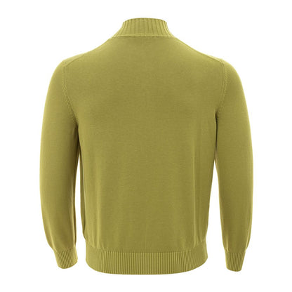 Gran Sasso Elegant Green Cotton Cardigan for Men Gran Sasso