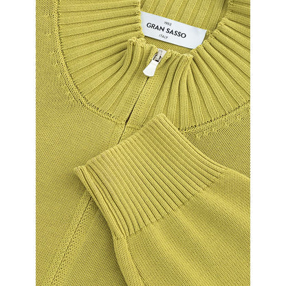 Gran Sasso Elegant Green Cotton Cardigan for Men Gran Sasso