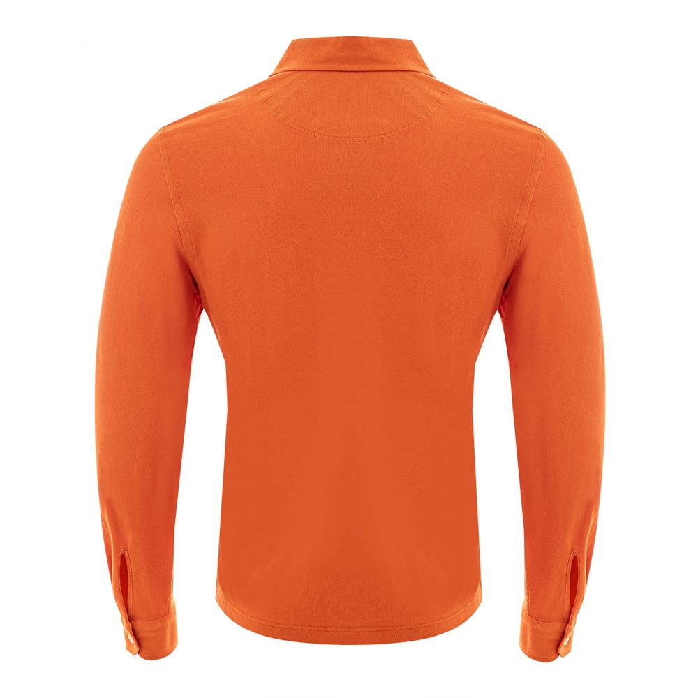 Gran Sasso Elegant Orange Cotton Polo for Men Gran Sasso