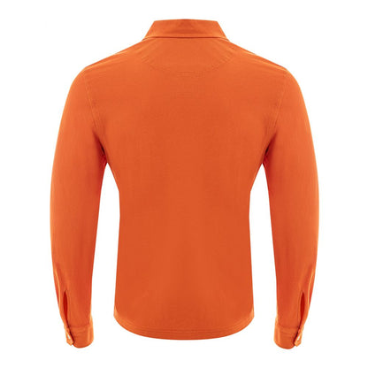 Gran Sasso Elegant Orange Cotton Polo for Men Gran Sasso