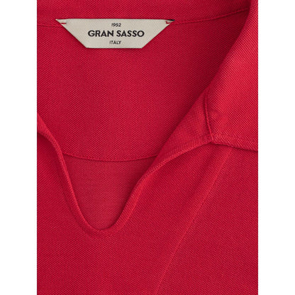 Gran Sasso Fuchsia Cotton Polo Elegance Gran Sasso