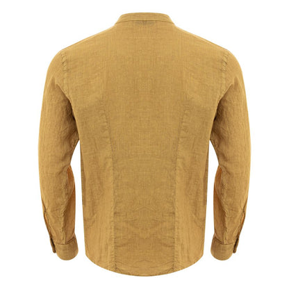 Gran Sasso Gold Linen Elegance Men's Shirt Gran Sasso